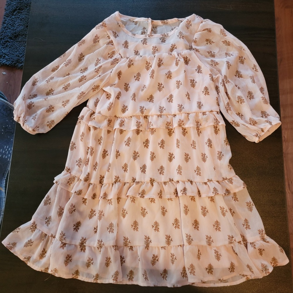 Wonder Nation Pink Floral Dress Size 6